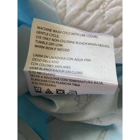 American Threads Men's L Blue Graphic Print Canoes Mountains Button-Up Shirt​ - Picture 4 of 12